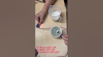 Optical level sensor to detect milk