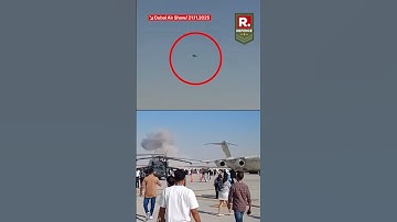 Dramatic Videos Capture Tejas Fighter Jet Crash In Dubai Air Show