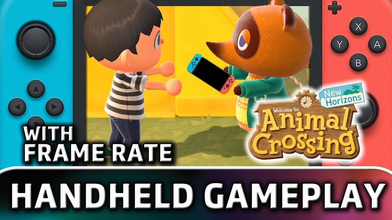 Animal Crossing New Horizons First 30 Minutes in Handheld MODE (With