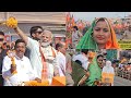 Monalisa took part in Modi Ji&#39;s road show at Jagannath Dham Puri Vardand &amp; took charge of the stage.