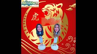 Imlek Chinese new year 2022 semakin Meriah dengan Patung Karikatur dipajang di Ruang Tamu