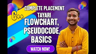 C++ Programming for Beginners | Complete Lecture 1: Intro + Flowchart + Pseudocode Guide