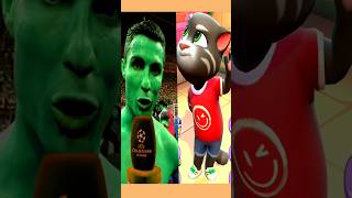 CR7 VS TALKING TOM CAT BATTLE SUiii the green #shorts #talkingtom #tomfunny