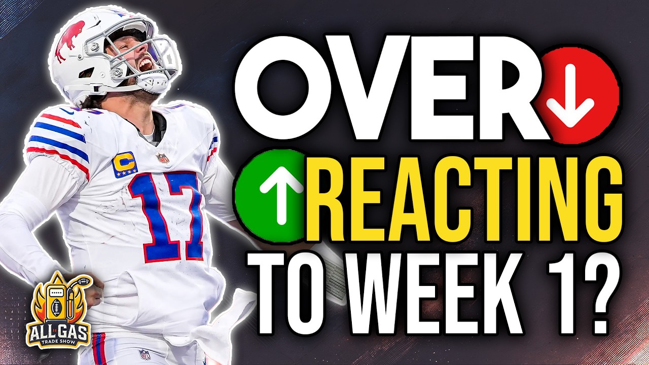 Are We Overreacting Already? | Week 1 Fantasy Football Trades | AGTS