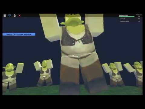 Shrek Anthem Roblox Shrek Dance Party Youtube - mlg shrek roblox