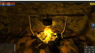 Video preview: A small but safe haven hidden deep within a hostile cave - #Devlog 9