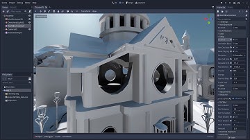 Open World environments with Global Illumination in upcoming Godot 4.0 SDFGI