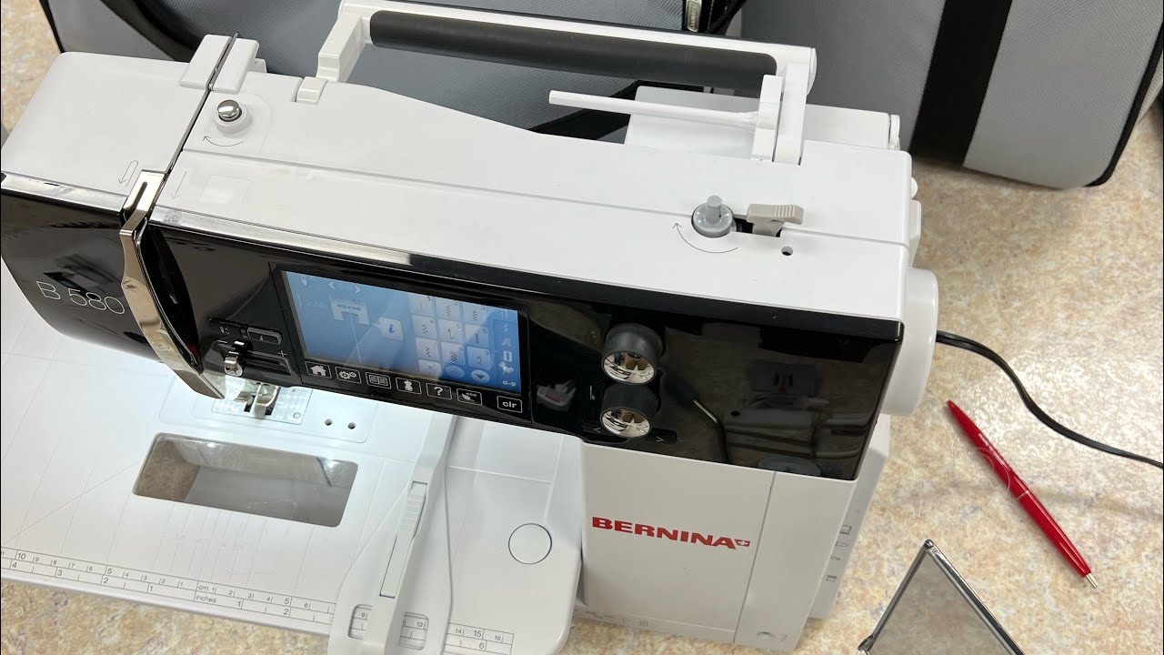 For Sale Used Bernina 580 Sewing Quilting Embroidery Machine with BSR