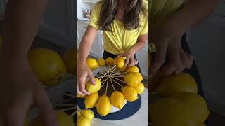 Beautiful DIY Table Piece🍋🌸