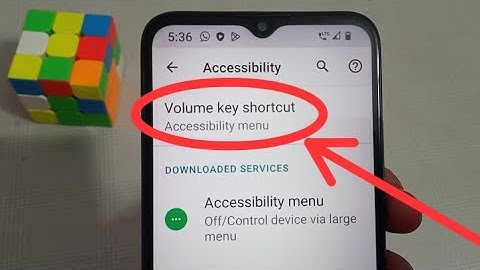 How to use volume key shortcut in Android mobiles ?