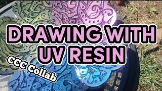 Drawing Patterns With UV Resin. Claire's Crafty Corner Collab