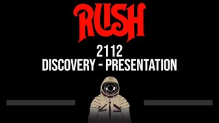 Rush • 2112 • Discovery - Presentation (CC) (Upgraded Video) 🎤 [Karaoke] [Instrumental Lyrics]