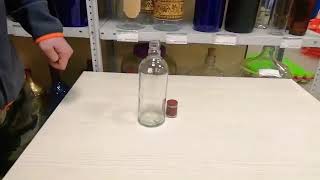 Обзор стеклянной бутылки &quot;Абсолют&quot; 0.75 л