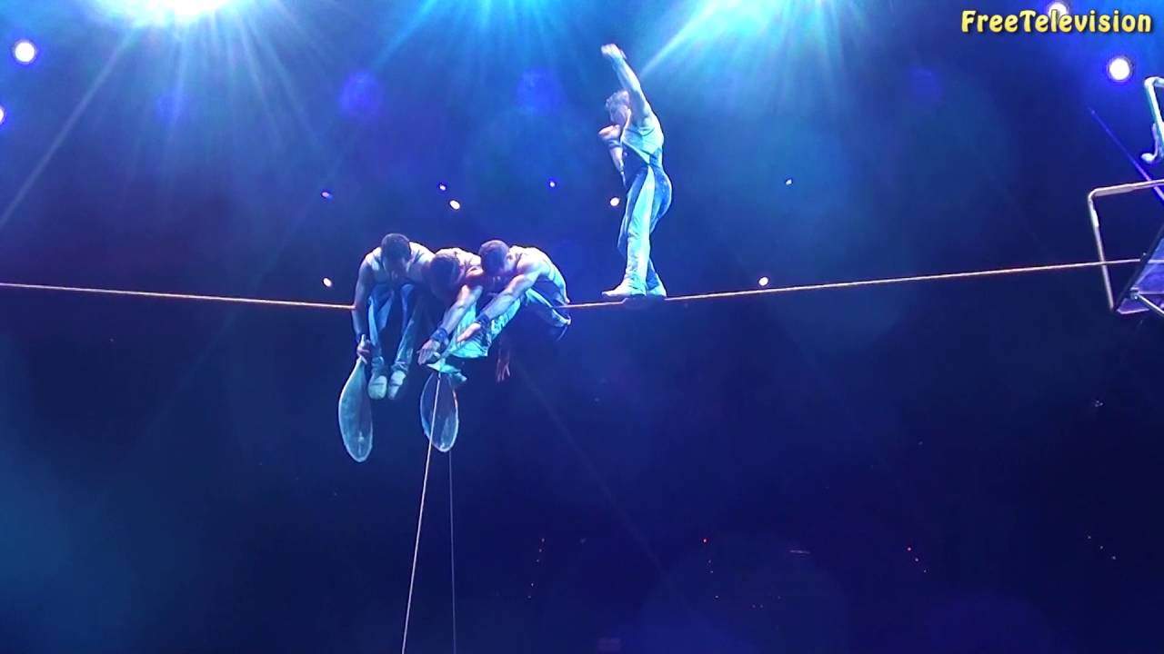 Most Thrilling- Ringling Bros Circus Tightrope Walks 