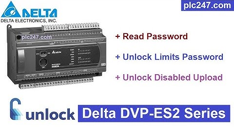 Read Password “DVP-ES2 Series ” PLC Delta
