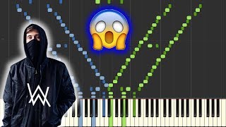 Faded - Alan Walker [INSANE Piano Tutorial] (Synthesia/Sheet Music) chords