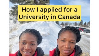How I APPLIED FOR A SCHOOL IN CANADA +The Application process+documents needed#internationalstudent