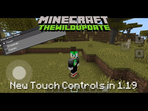 How to enable New Touch Controls in MCBE 1.19 - YouTube