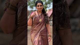 Serial Actress Sujitha Saree Looks.