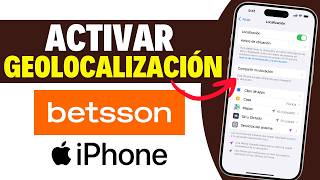 Como ACTIVAR la GEOLOCALIZACIÓN en BETSSON en IPHONE (Guía Fácil) screenshot 4