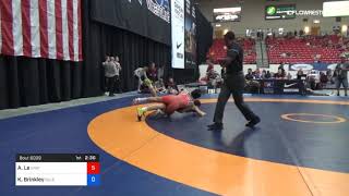 61 Kg Rnd Of 64 Anthony Le Unattached Vs Khalid Brinkley Blue Chip Wrestling Club