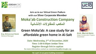 Green Moka'ab: A Case Study of An Affordable Home