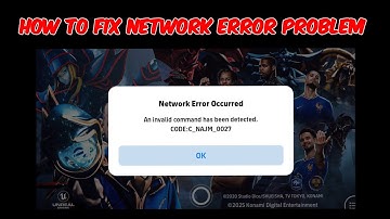 How To Fix "Network Error Occurred Problem" In eFootball Mobile 🤔