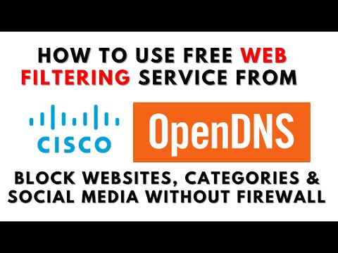 OpenDNS | Free Cloud based Web Content Filtering from Cisco | No Firewall required [Urdu / Hindi]]