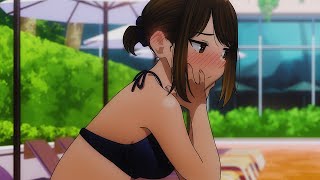Cuando vas a la piscina con tus compañeras de Trabajo | Ganbare Douki-chan