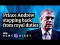 Prince andrew steps back as epstein scandal becomes major disruption  bbc newsnight