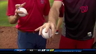 Max Scherzer Discusses Changeup Grip