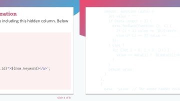 How to Keep Search Functional on Modified Render Columns in DataTables.js