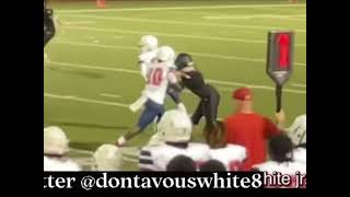 Dontavous white Jr. full 9th grade season highlight#football #9thgrade #collegefootball #ncsa #hudl