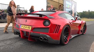 NOVITEC Ferrari F12 N-Largo S - Start, Accelerations & BRUTAL SOUNDS!