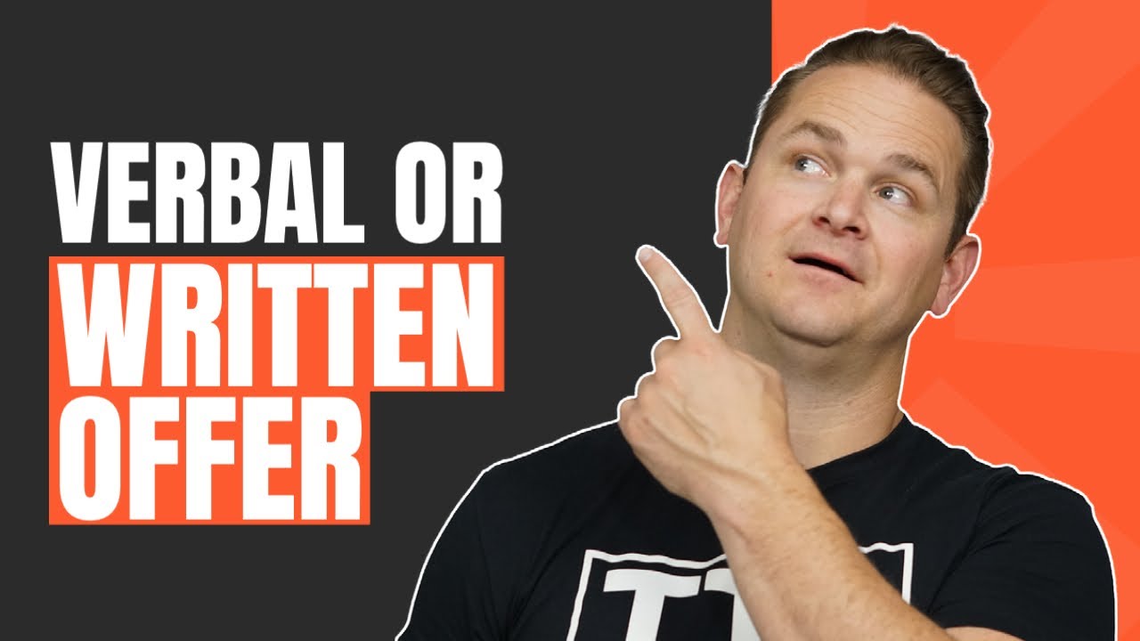 Are verbal or written offers better? | Wholesale Real Estate - YouTube