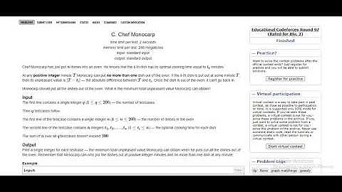 C. Chef Monocarp | Educational Codeforces Round 97 | Dynamic Programming | Recursion | Memoization