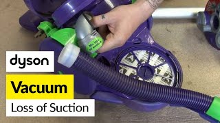 How to fix loss of suction in Dyson DC05 vacuum cleaner