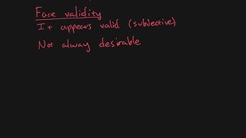 Research Methods - Chapter 03 - Face Validity (2/5)