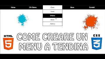 Come è composto il menù?