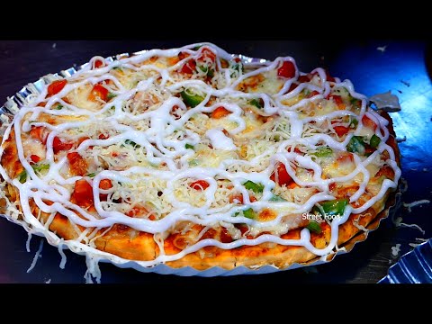 Mumbai Special Spicy Cheese Pizza | CHEESE PIZZA | Mumbai Street Food | STREET FOOD