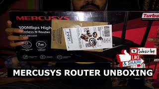 Mercuys MW330HP 300Mbps High Power Wireless N Router(Black)