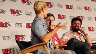 Antony Starr and Karl Urban on working with babies on THE BOYS I Fan Expo Toronto