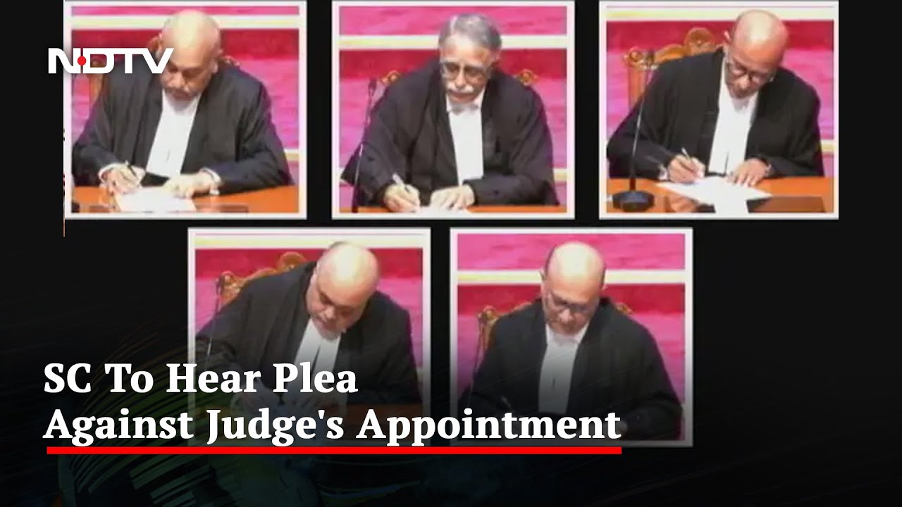 Five Supreme Court Judges Sworn In Today | The News - YouTube