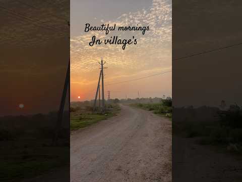 Beautiful mornings in villages #viralshort #natrualvillagelife #soundtrack