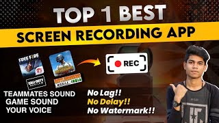 Best Screen Recorder For Gaming | No Watermark | Screen recorder for Free Fire and Bgmi no lag