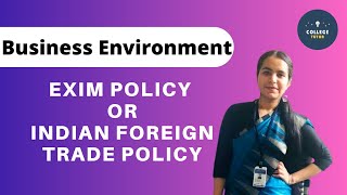 EXIM Policy | Indian Foreign Trade Policy Explained | Export & Import Policy | BBA/B.Com 2025