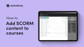 How to Create a SCORM Course Using LMS Platform | Mykademy