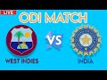 West Indies vs India ODI 1 of 3 match part 2