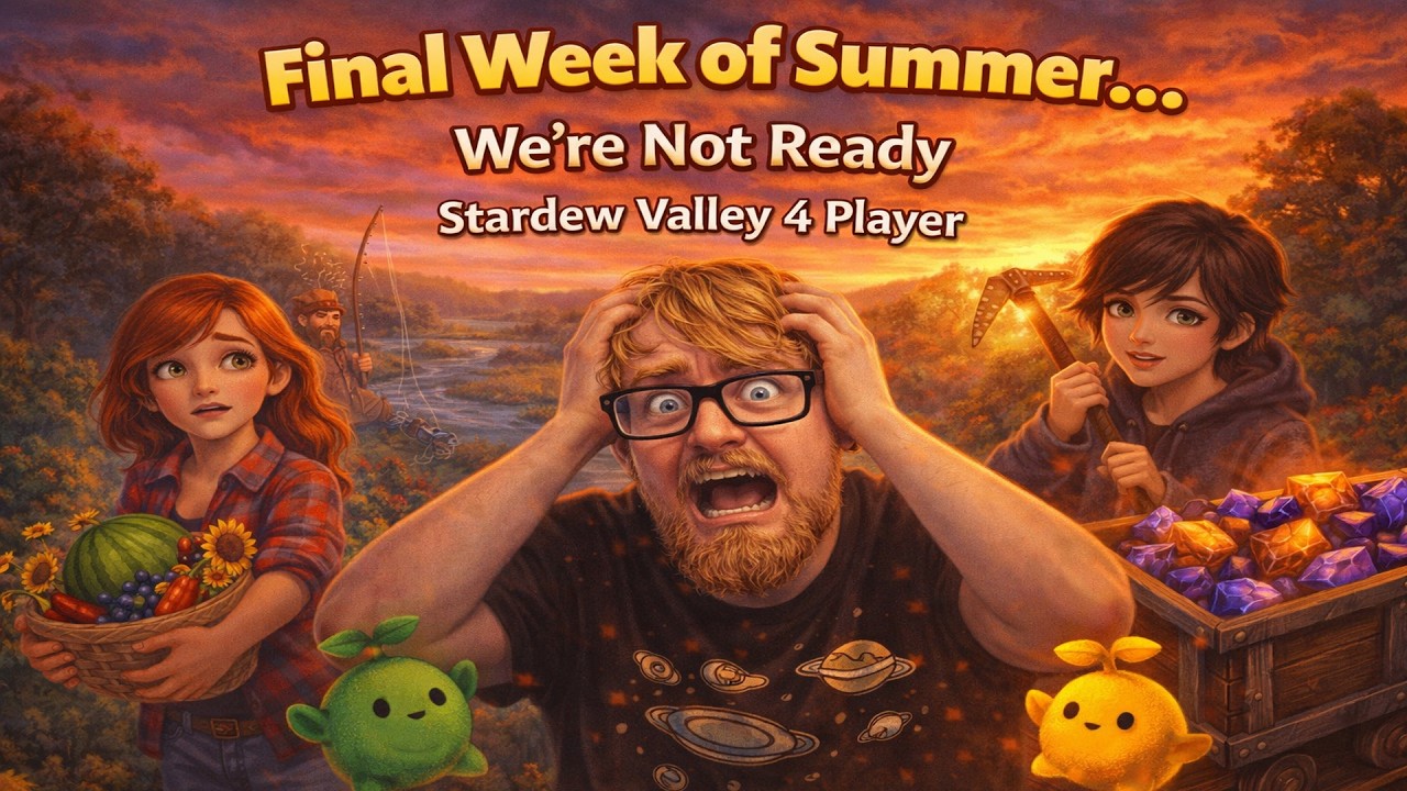 Summer Is Ending ALREADY?! | Stardew Valley 4 Player