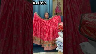 Huge *Sasta* Lehenga Unboxing || Omg 😭 Fatti Hui Saree Na Bhej De #unboxingshorts #shorts #trending